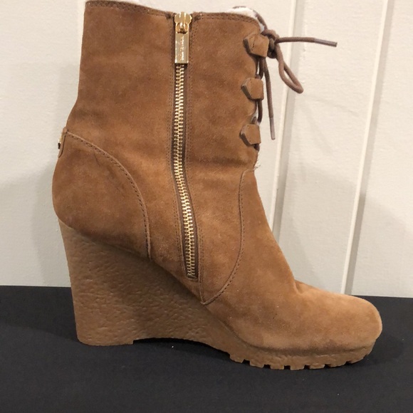 Michael Kors Winter Boots Suede Brown with zip - Picture 12 of 16